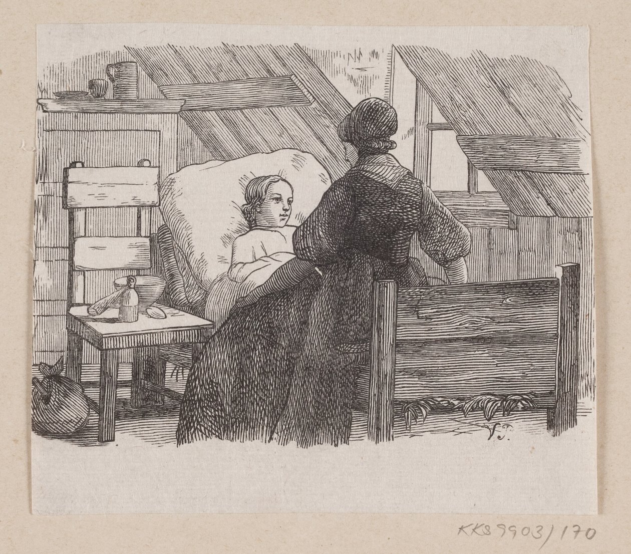 Illusztráció az "Öt borsóhüvelyből" című filmhez H.C. Andersen, "Tündérmesék és történetek", 2. kötet alkotó: H.P. Hansen