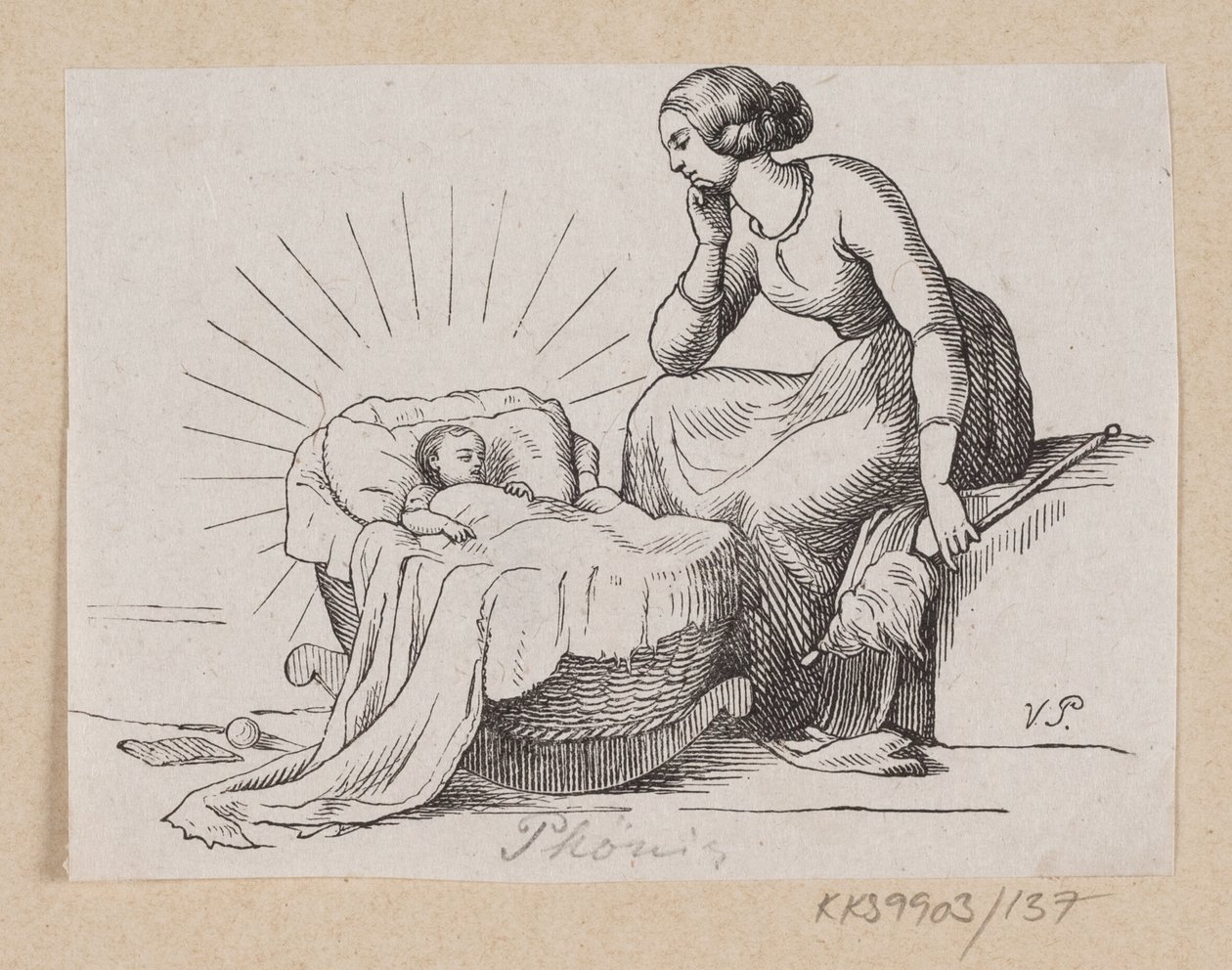 Illusztráció a "Bird Phønix"-hez H.C. Andersen, "Tündérmesék és történetek", 2. kötet alkotó: H.P. Hansen