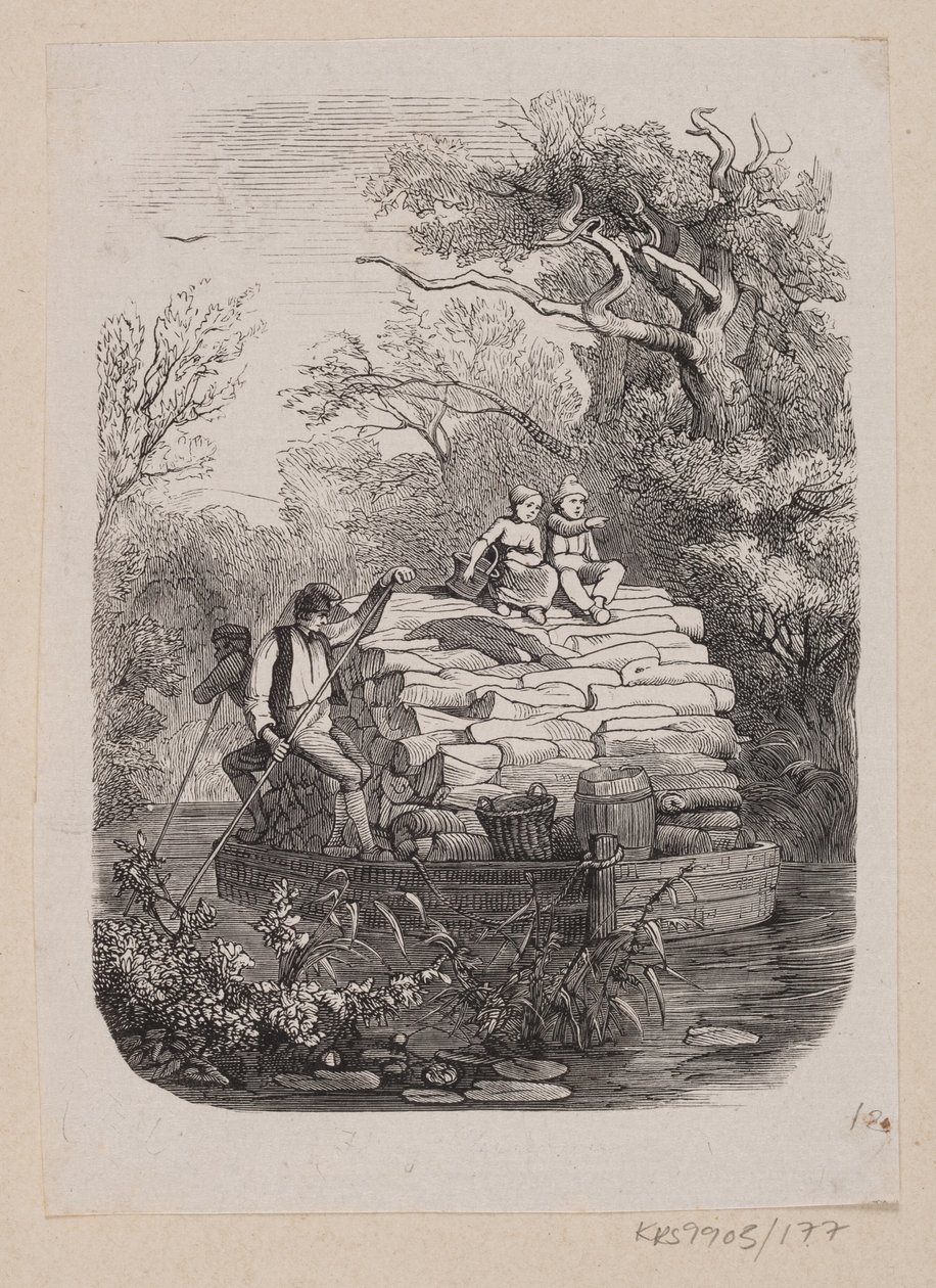 Illusztráció az "Ib and little Christine"-hez H.C. Andersen, "Tündérmesék és történetek", 2. kötet alkotó: H.P. Hansen