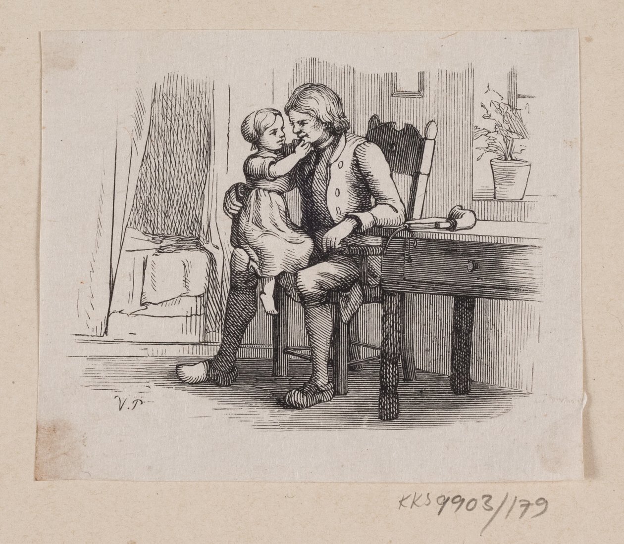 Illusztráció az "Ib and little Christine"-hez H.C. Andersen, "Tündérmesék és történetek", 2. kötet alkotó: H.P. Hansen