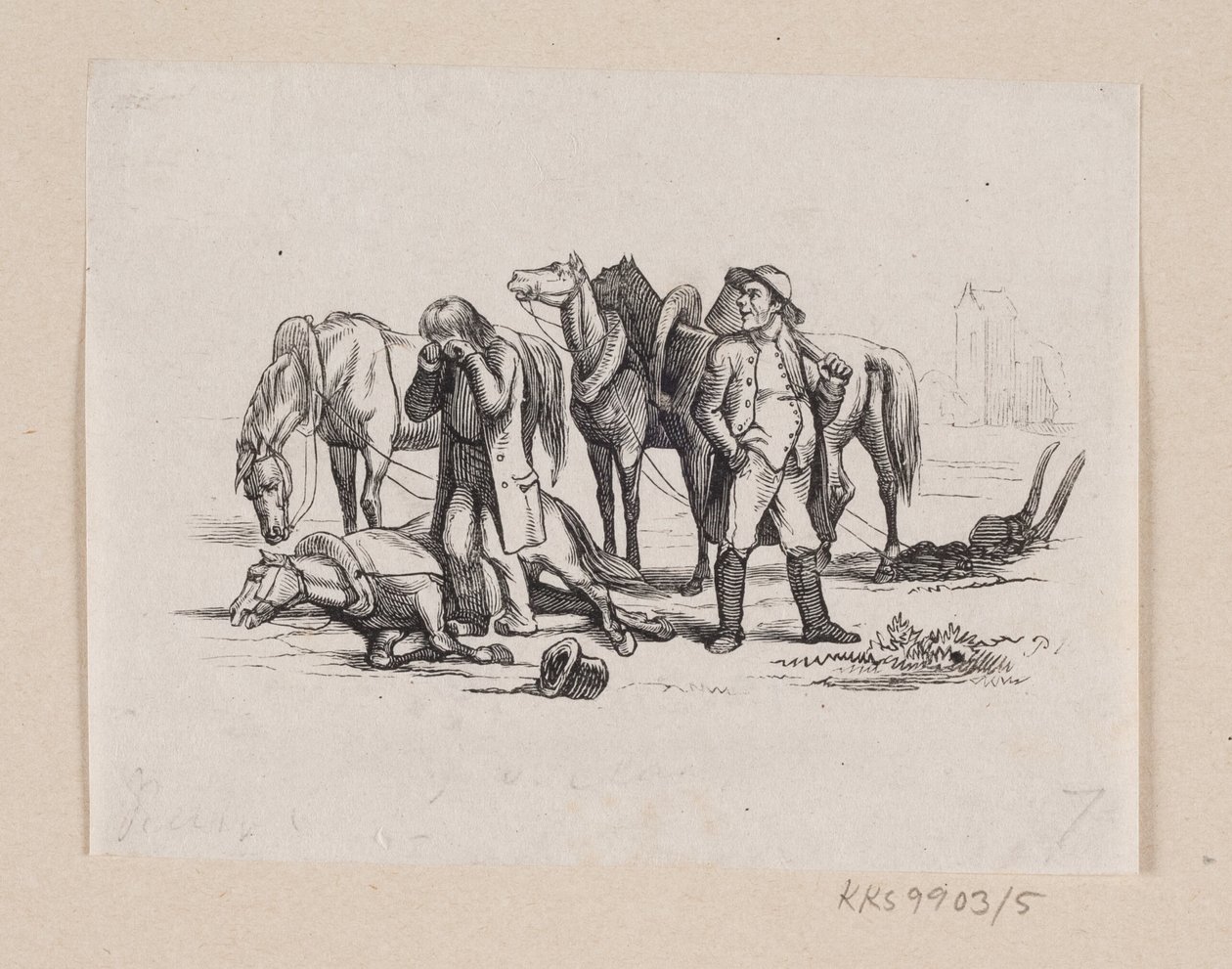 Illusztráció a "Little Claus and big Claus"-hoz H.C. Andersen, "Tündérmesék és történetek", 1. kötet alkotó: H.P. Hansen