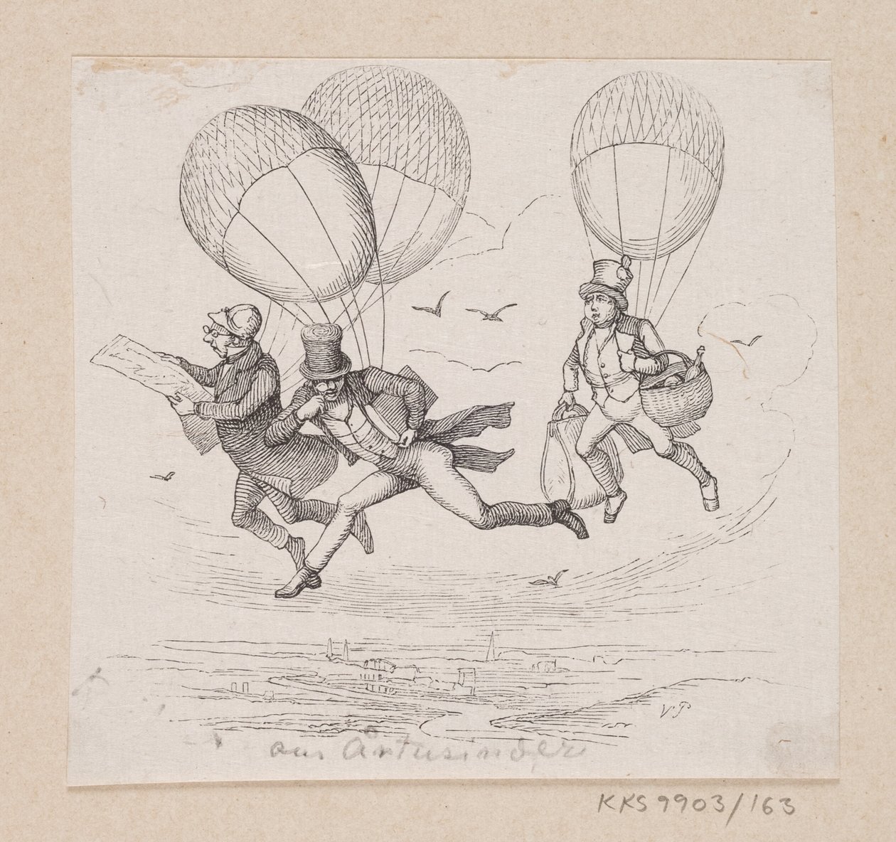 Illusztráció az "Om Aartusinder"-hez H.C. Andersen, "Tündérmesék és történetek", 2. kötet alkotó: H.P. Hansen