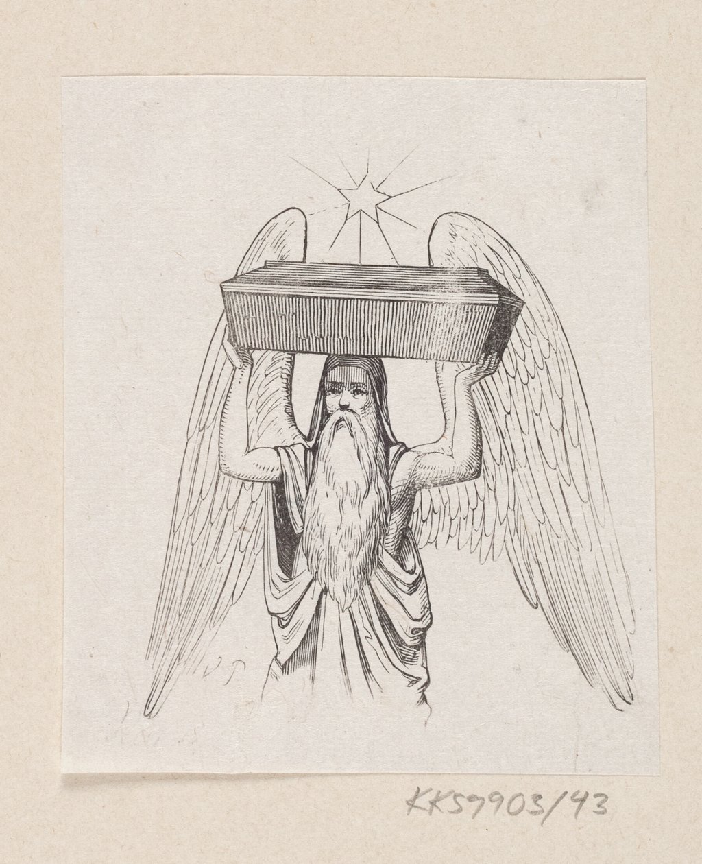 Illusztráció a "The Garden of Paradise" című filmhez, H.C. Andersen, "Tündérmesék és történetek", 1. kötet alkotó: H.P. Hansen