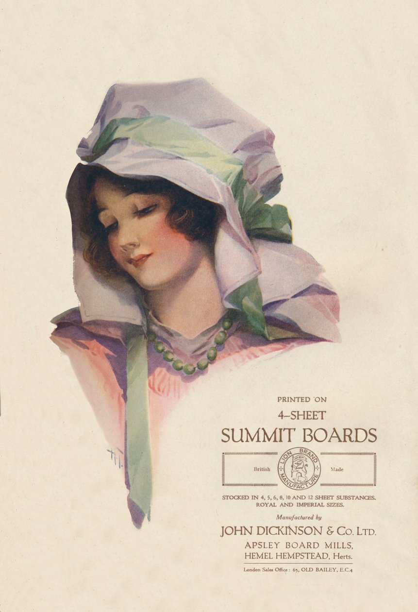 „John Dickinson & Co. Ltd. kép”, 1919 alkotó: HT