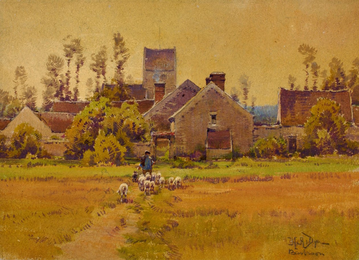 French Village, 19. század vége – 20. század eleje. alkotó: H. Anthony Dyer