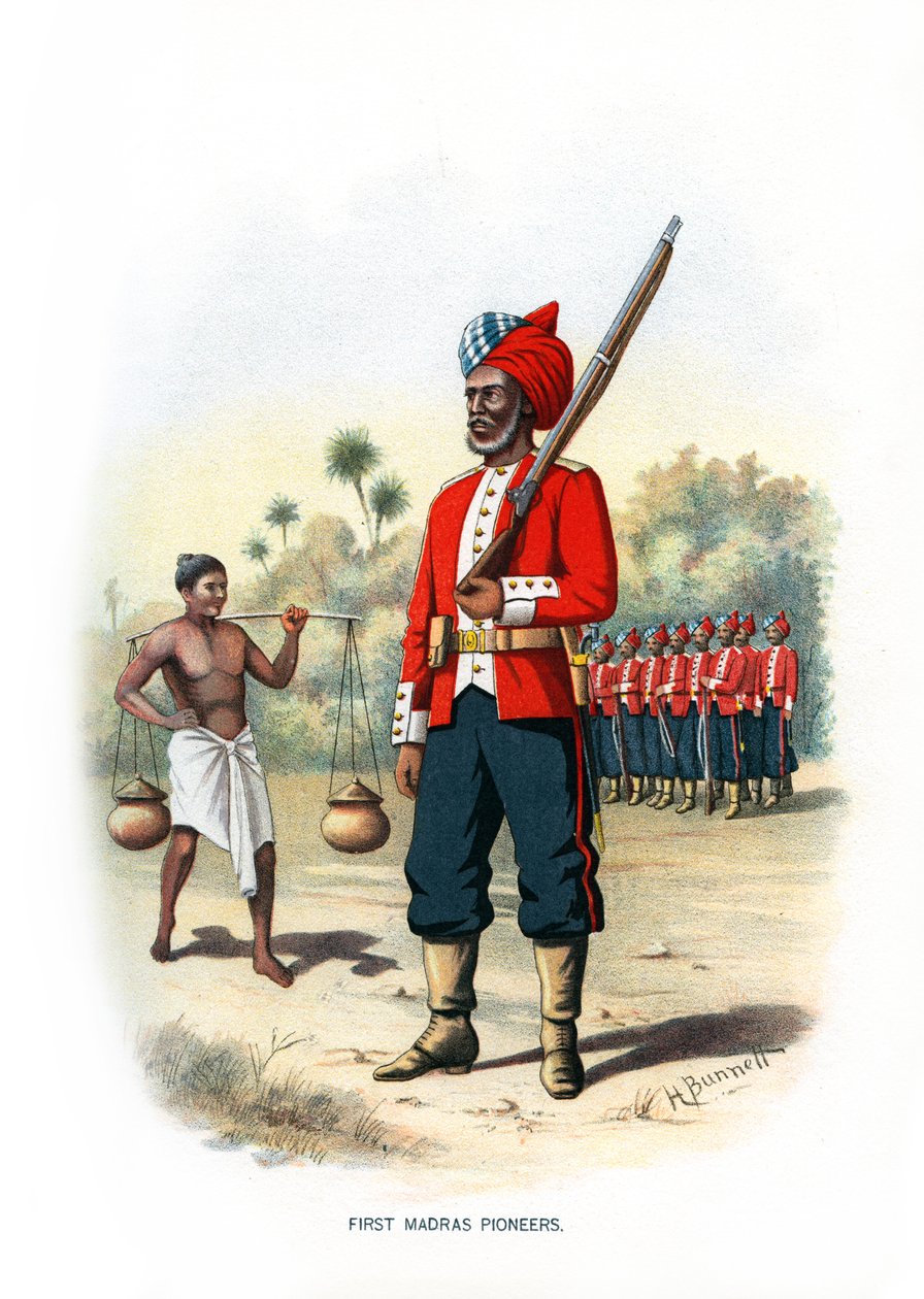Első Madras Pioneers, 1890. alkotó: H. Bunnett