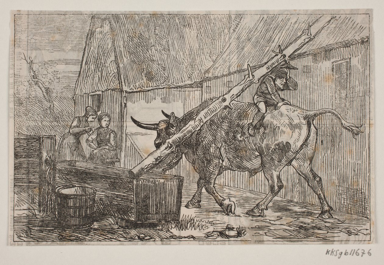 Nissen Ritt a Studon alkotó: H. C. Henneberg