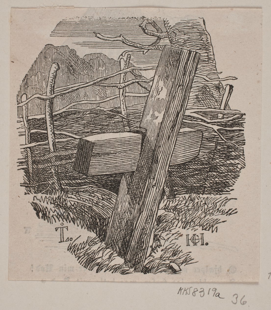 Vedby kereszt alkotó: H. C. Henneberg