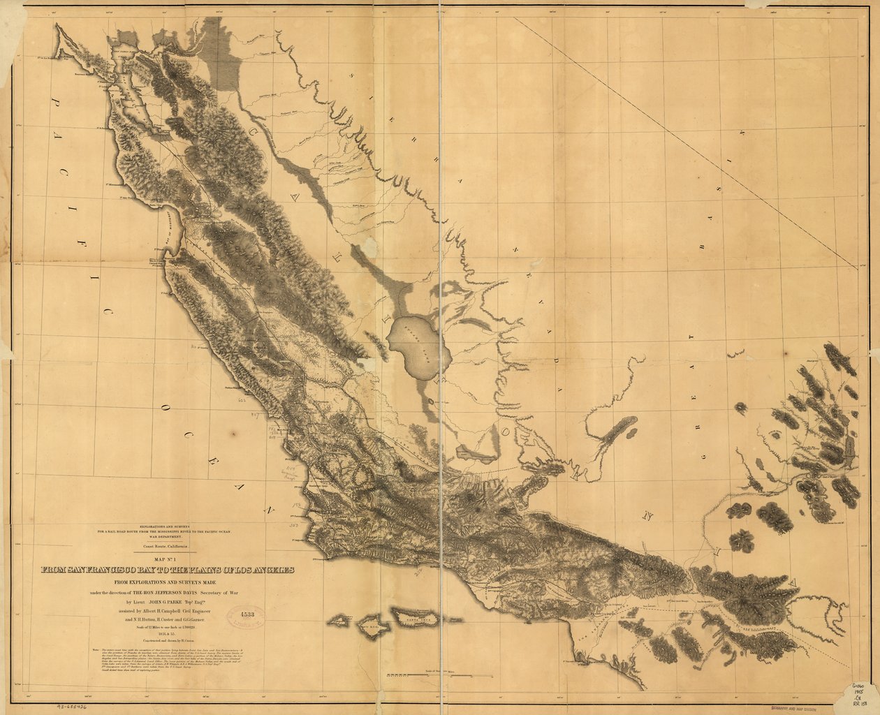 A San Francisco-öböltől a Los Angeles-i síkságig: a feltárásoktól és felmérésektől alkotó: H.; Davis Custer