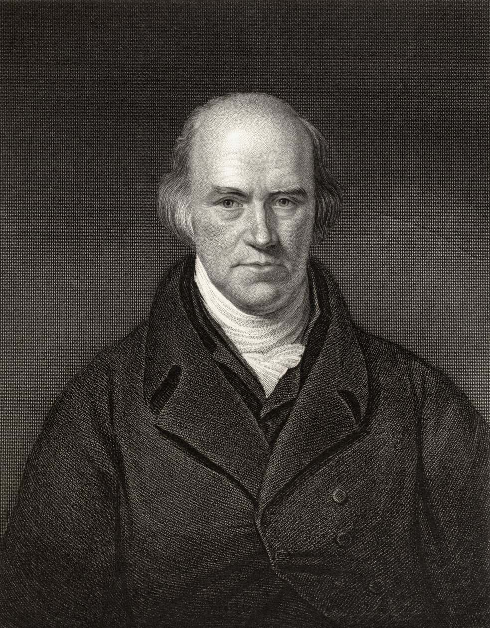 Davies Gilbert, a Royal Society elnöke, J. Thompson metszet, a National Portrait Gallery II. kötetéből, 1835 körül megjelent alkotó: H. Howard