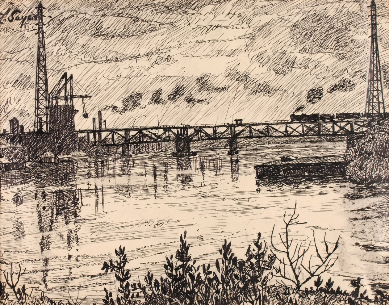 Schuylkill nem. 3 alkotó: H. Lyman Sayen