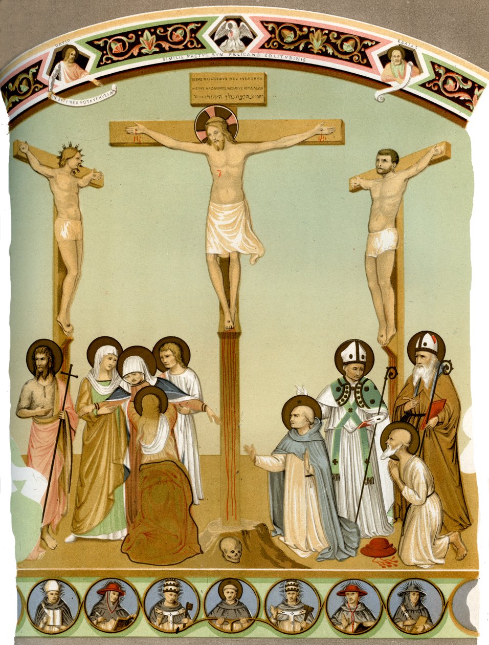 Krisztus a kereszten, XV. század 1849. alkotó: H Moulin