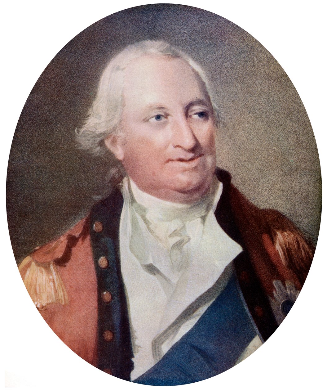 Charles Cornwallis, Cornwallis 1. márquess, angol katonai parancsnok, 18. század vége, 1920 körül. alkotó: H Ogborne