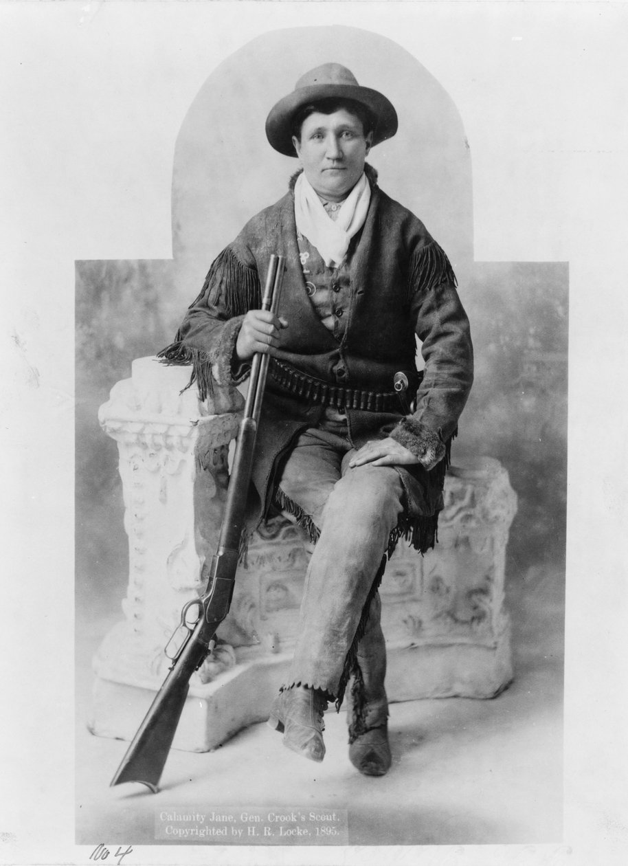 Calamity Jane, mint Crook tábornok felderítője alkotó: H. R. Locke