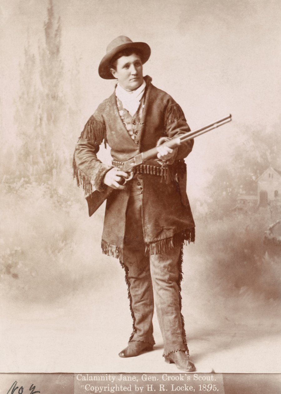 Calamity Jane portréja alkotó: H. R. Locke