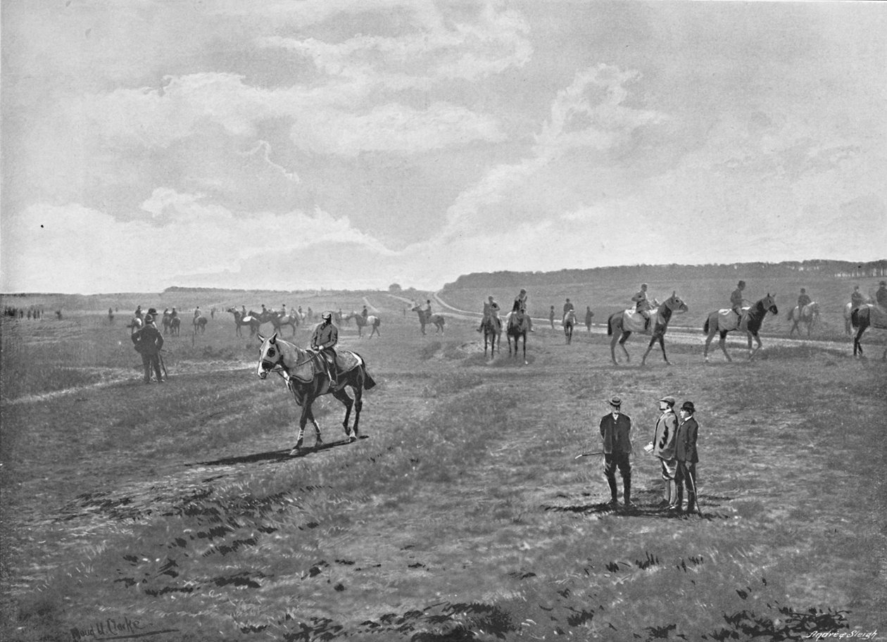 Bury Hills, Newmarket, 1896 alkotó: H. R. Sherborn