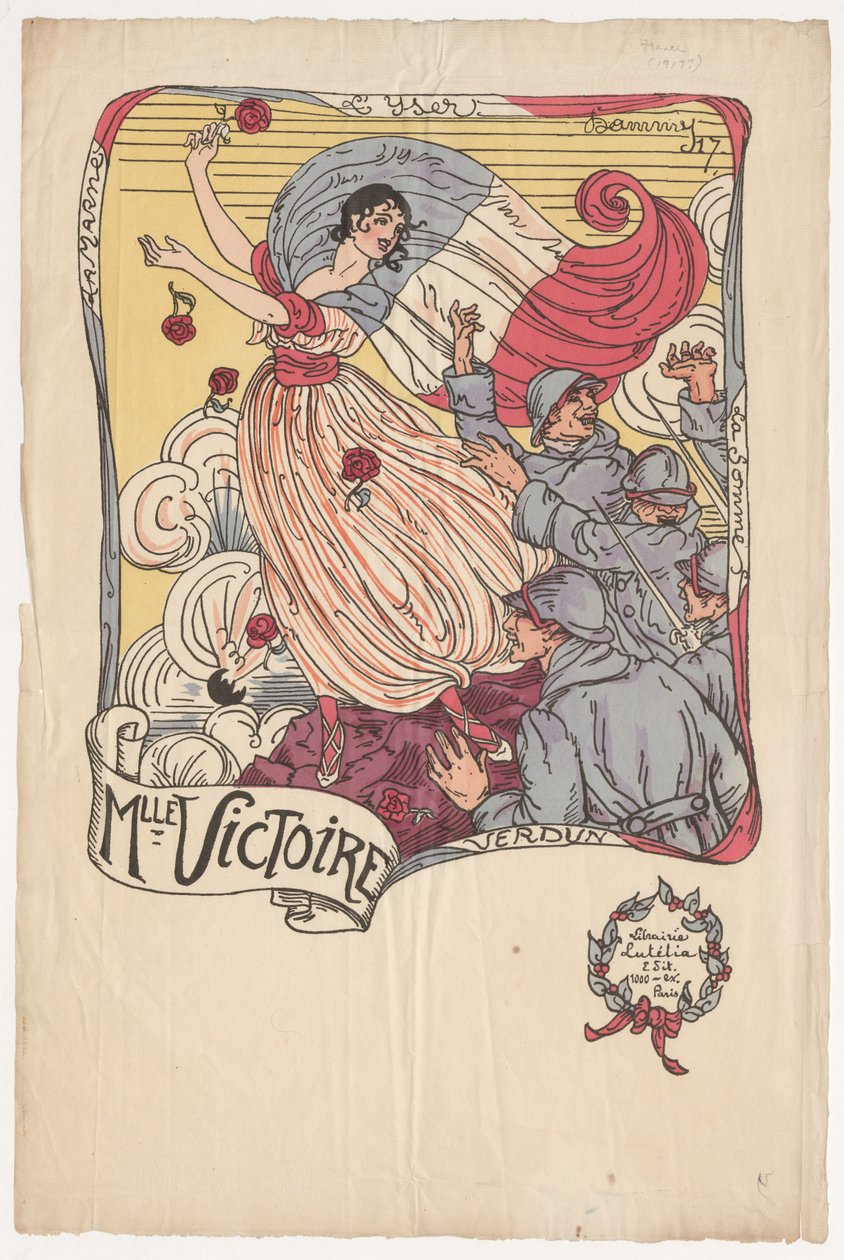 Miss Victory, 1917. alkotó: H. Robert Dammy