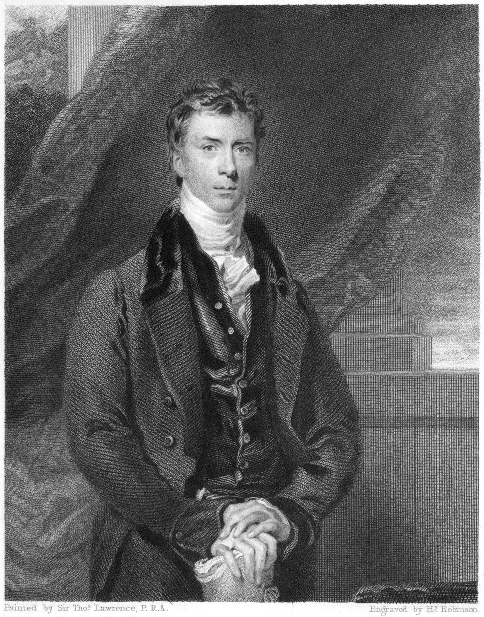 Henry Peter Brougham, Brougham and Vaux 1. báró, skót ügyvéd és politikus, 1833 alkotó: H. Robinson