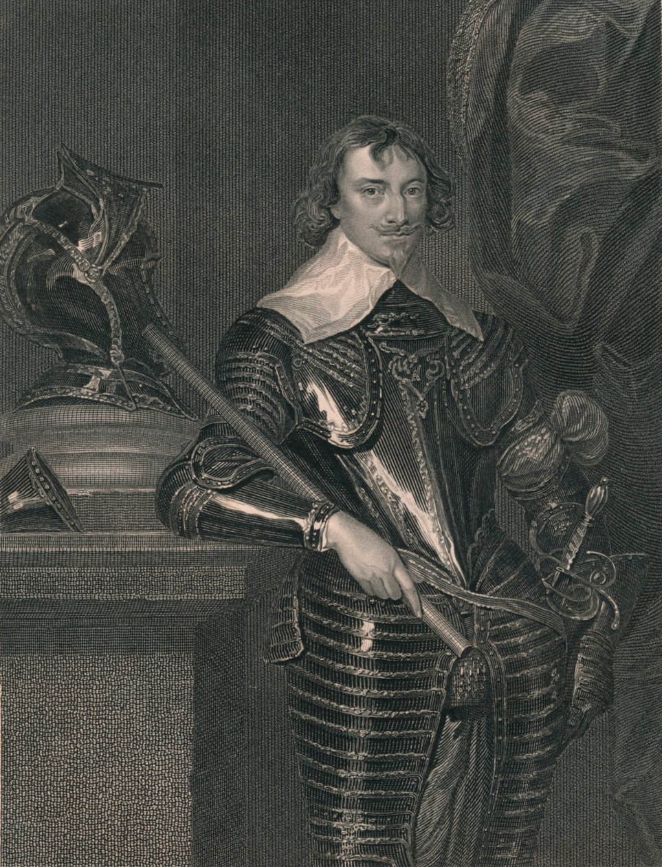 Robert Rich, Warwick grófja, 1630-as évek, 19. század eleje-közepe. alkotó: H. Robinson