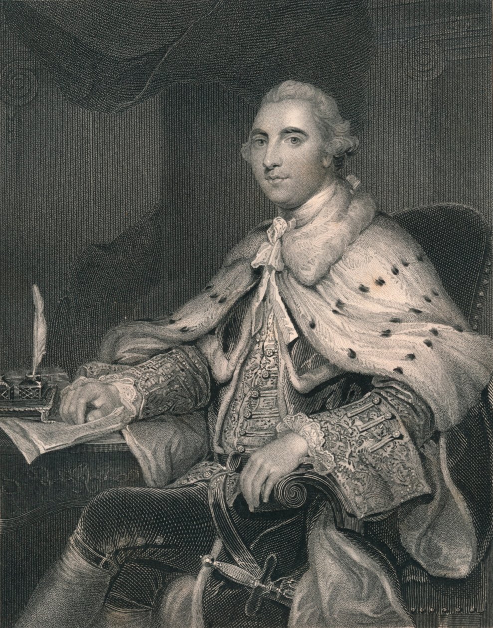 William Fitz-Maurice Petty, Lansdowne első márkija, 1766, 19. század eleje-közepe. alkotó: H. Robinson