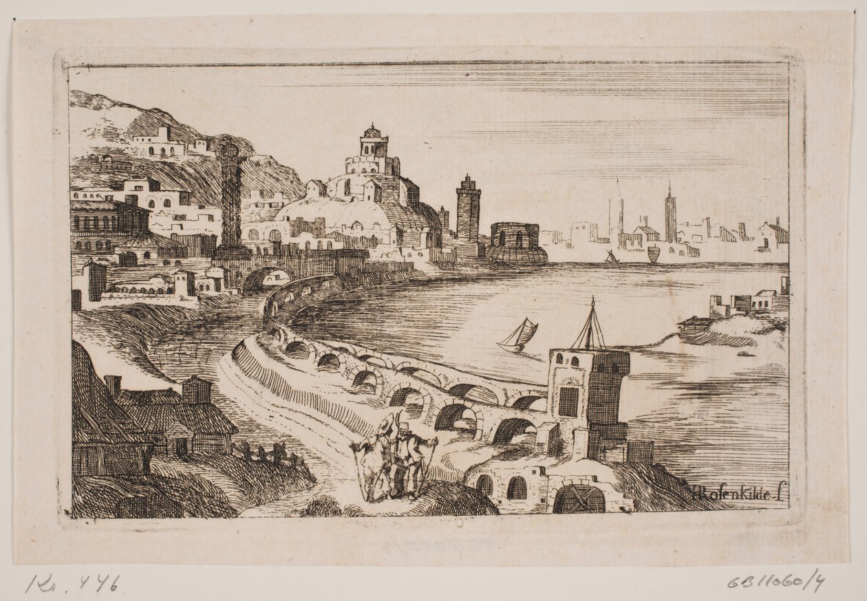 Folyópart keleti várossal alkotó: H. Rosenkilde
