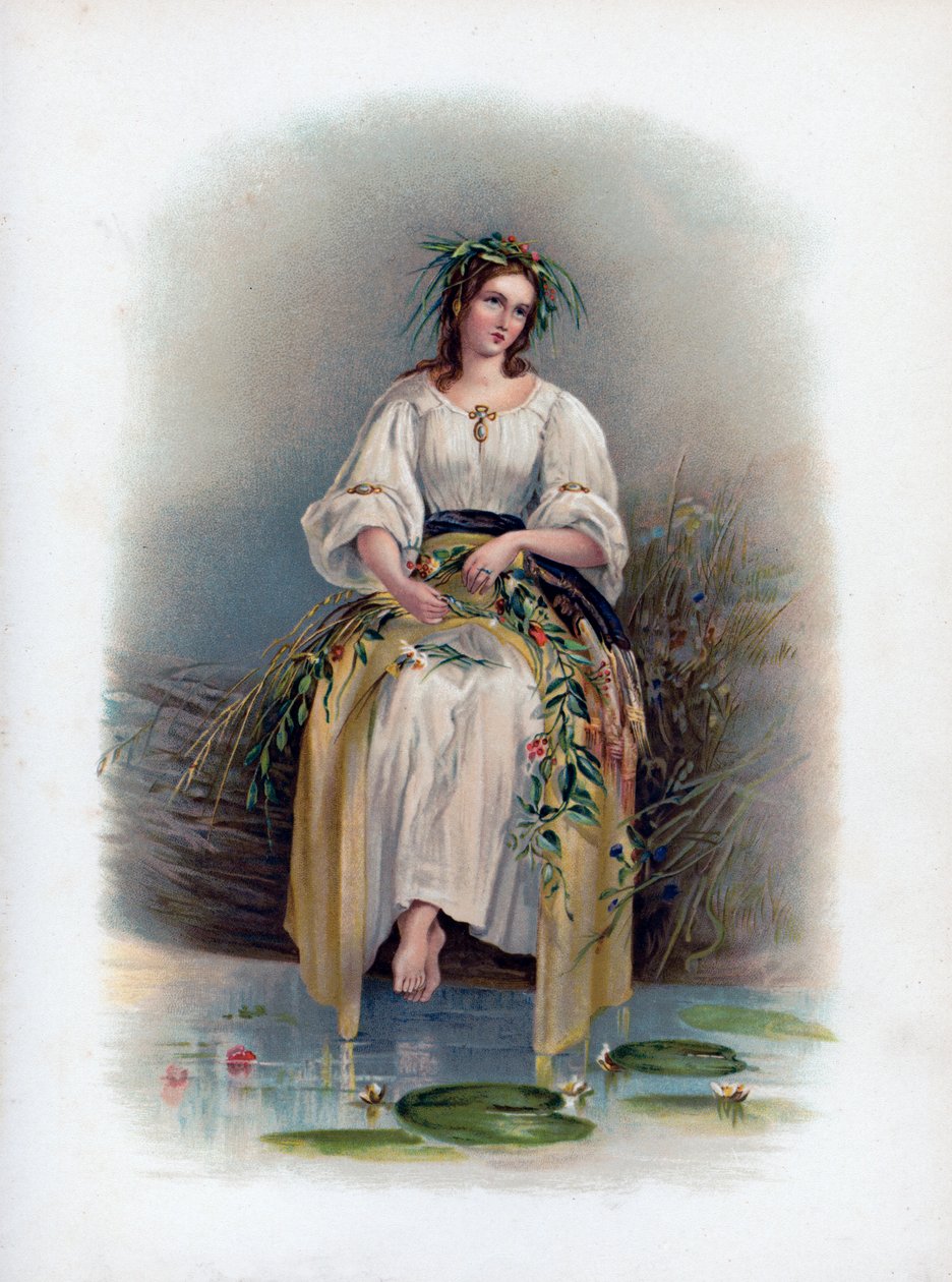 „Ophelia”, 1891. alkotó: H Saunders