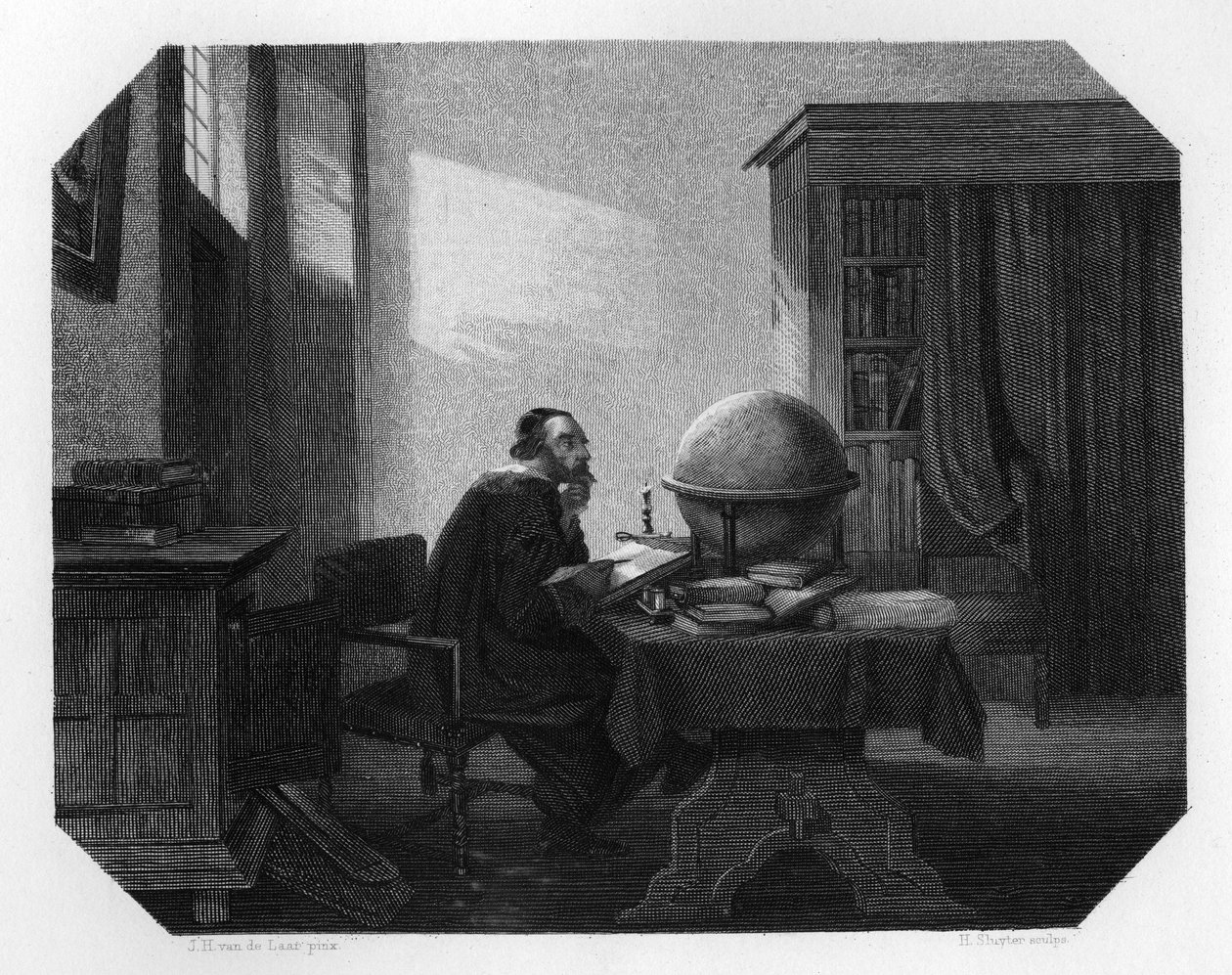 Metius, holland geométer és csillagász, 1870 alkotó: H. Sluyter