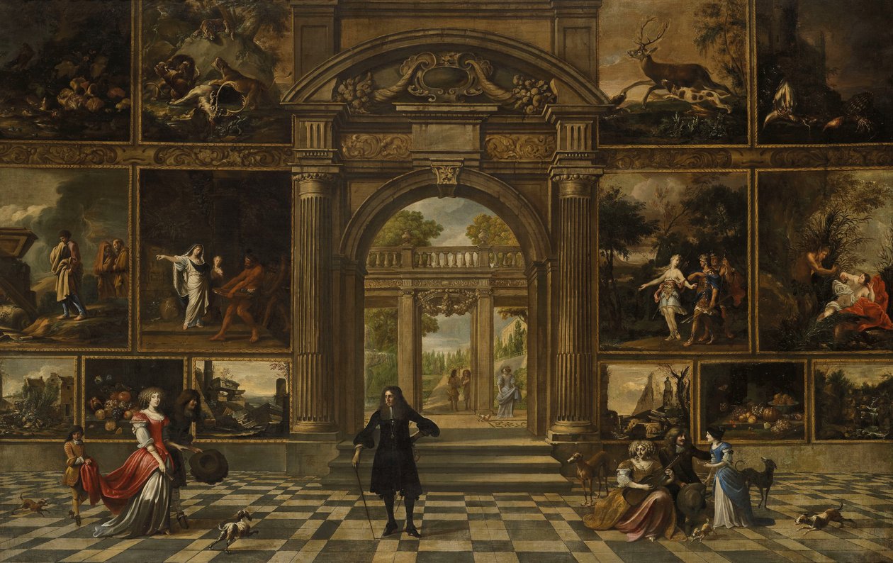 Képgaléria belseje (olaj, vászon) alkotó: H. and Ehrenberg W. van Janssens