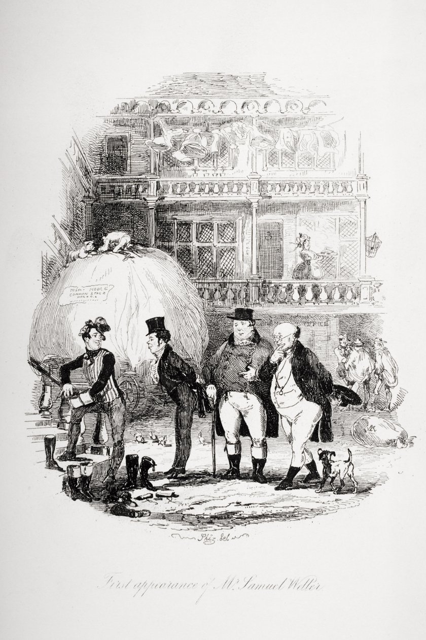 Samuel Weller úr első megjelenése, Charles Dickens (1812-70) 