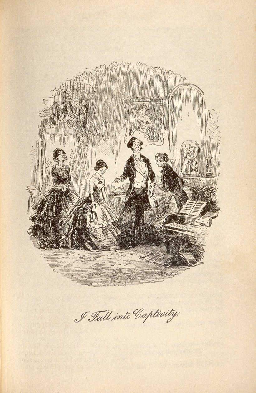 „I Fall into Captivity”, Charles Dickens (1812-70) „David Copperfield” című művéből alkotó: Hablot Knight Browne