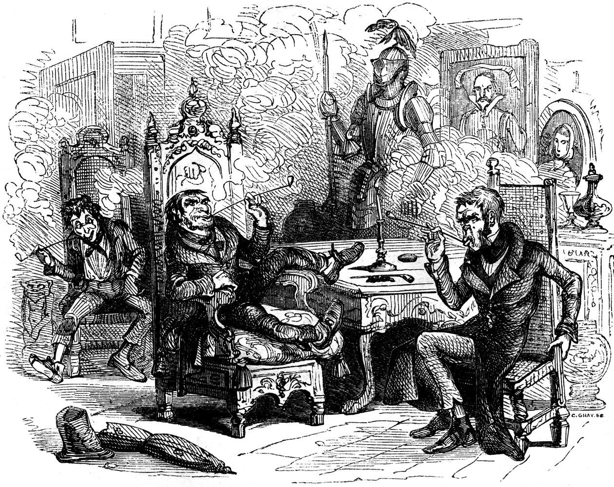 Charles Dickens "Old Curiosity Shop" alkotó: Hablot Knight Browne
