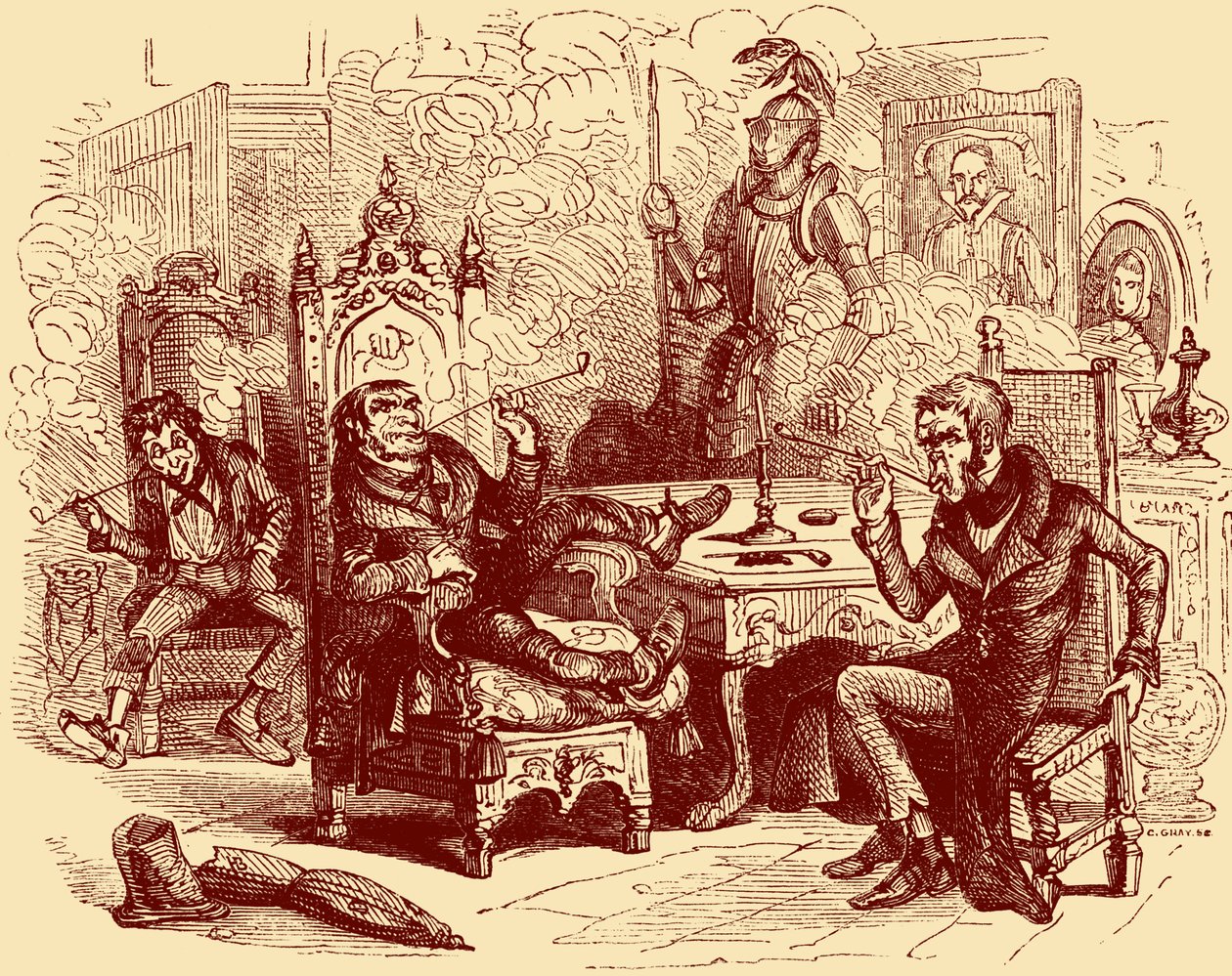 Charles Dickens "Old Curiosity Shop" alkotó: Hablot Knight Browne