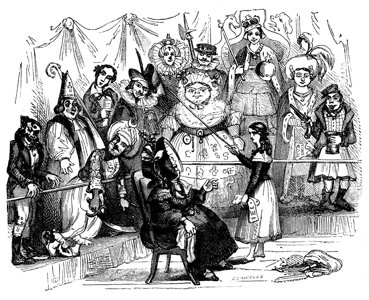 Charles Dickens "The Old Curiosity Shop" alkotó: Hablot Knight Browne