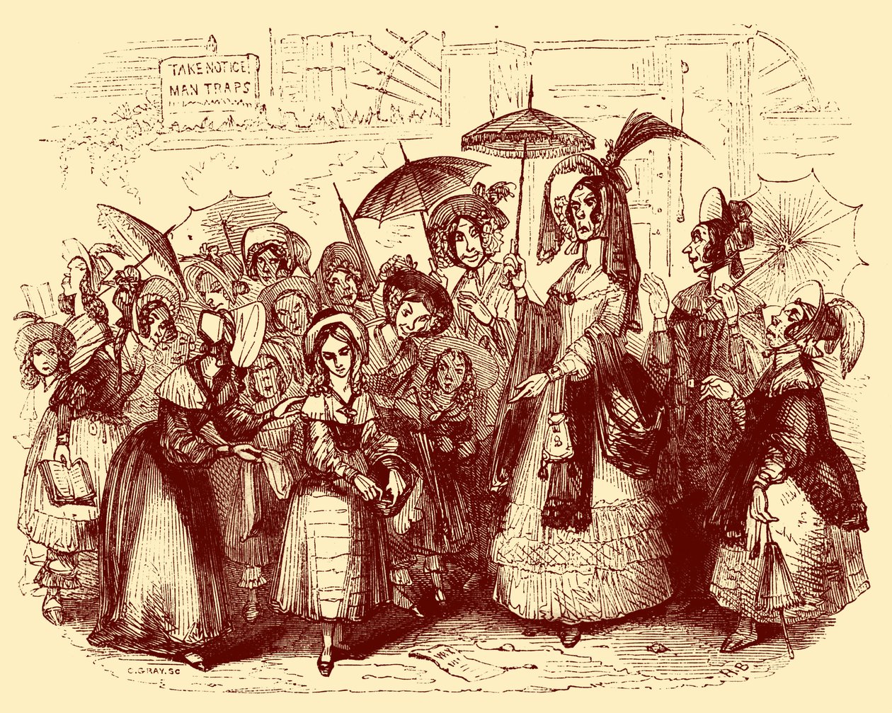Charles Dickens "The Old Curiosity Shop" alkotó: Hablot Knight Browne