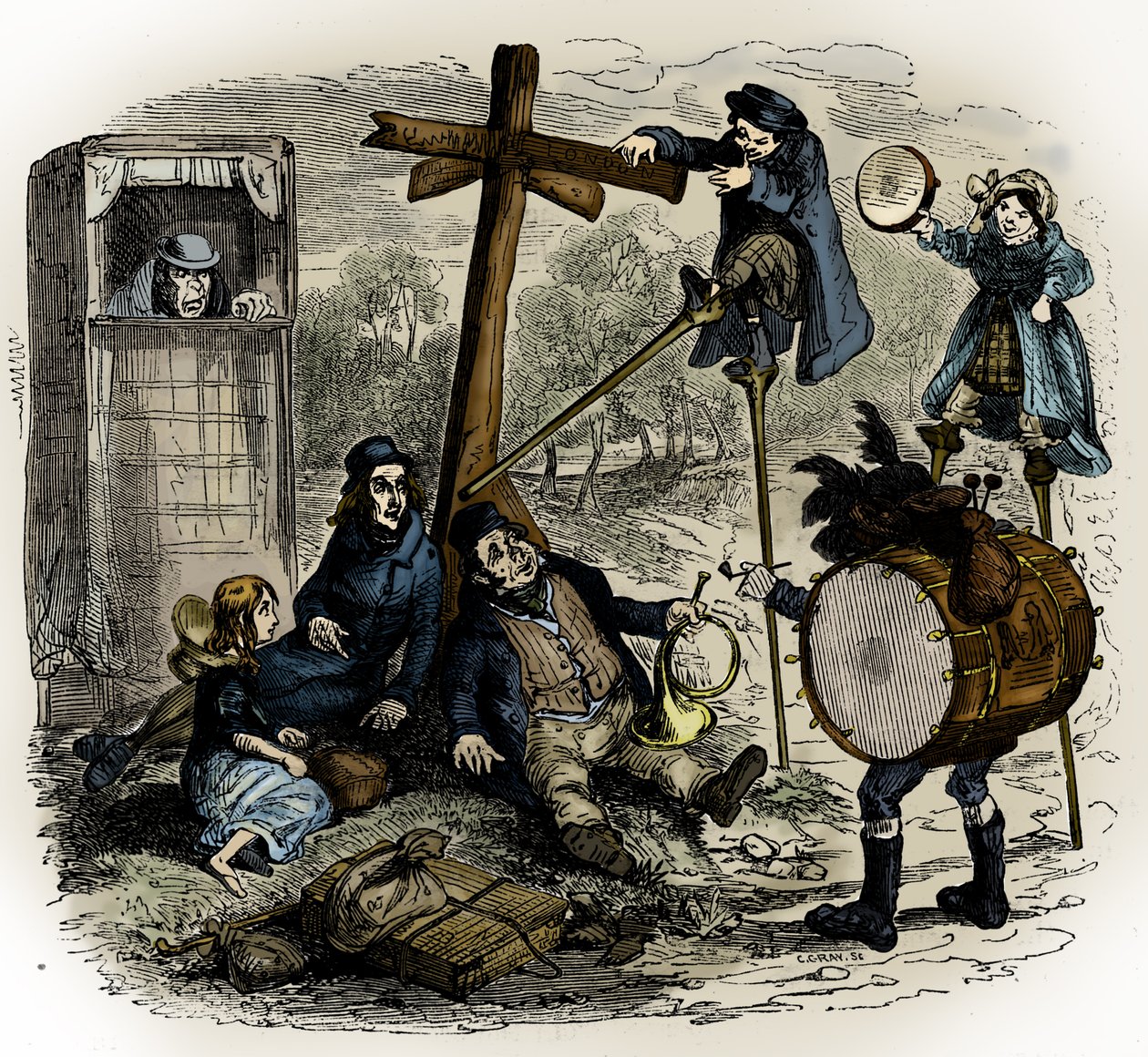 Charles Dickens "The Old Curiosity Shop" alkotó: Hablot Knight Browne