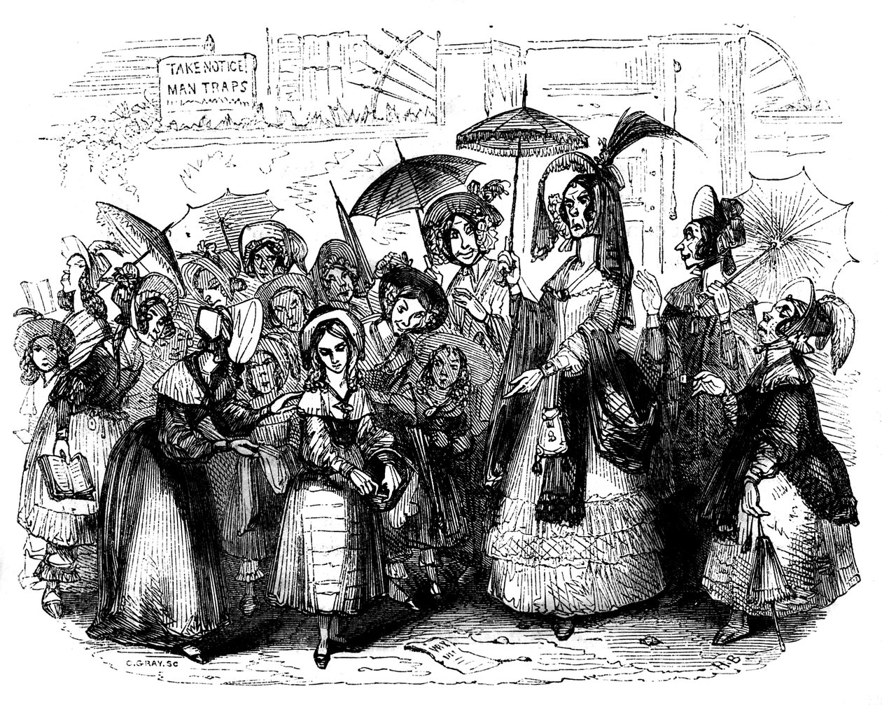 Charles Dickens "The Old Curiosity Shop" alkotó: Hablot Knight Browne