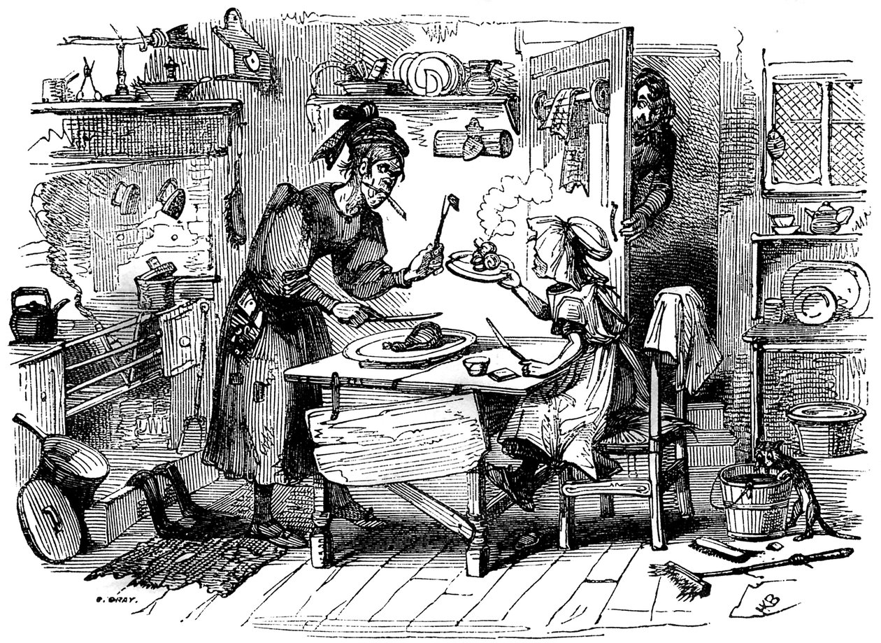 Charles Dickens "The Old Curiosity Shop" alkotó: Hablot Knight Browne
