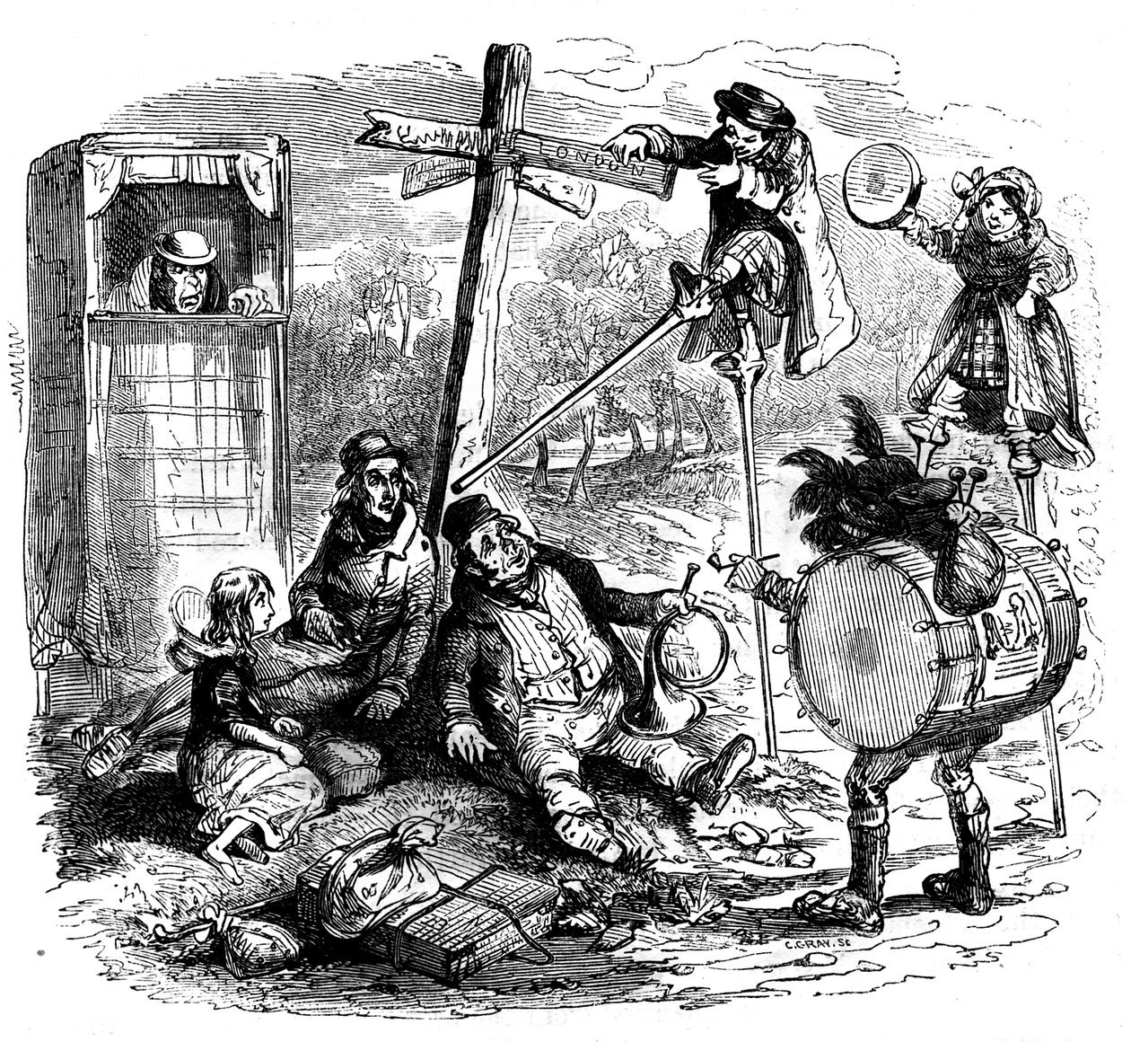 Charles Dickens "The Old Curiosity Shop" alkotó: Hablot Knight Browne