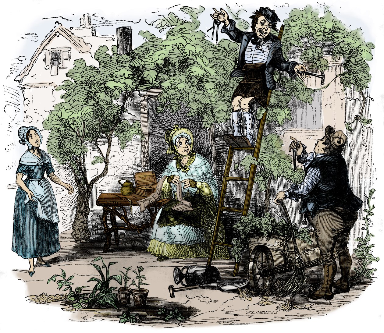 Charles Dickens "The Old Curiosity Shop" alkotó: Hablot Knight Browne