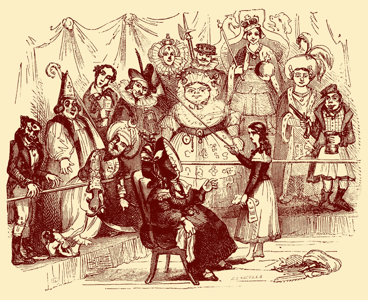 Charles Dickens "The Old Curiosity Shop" alkotó: Hablot Knight Browne