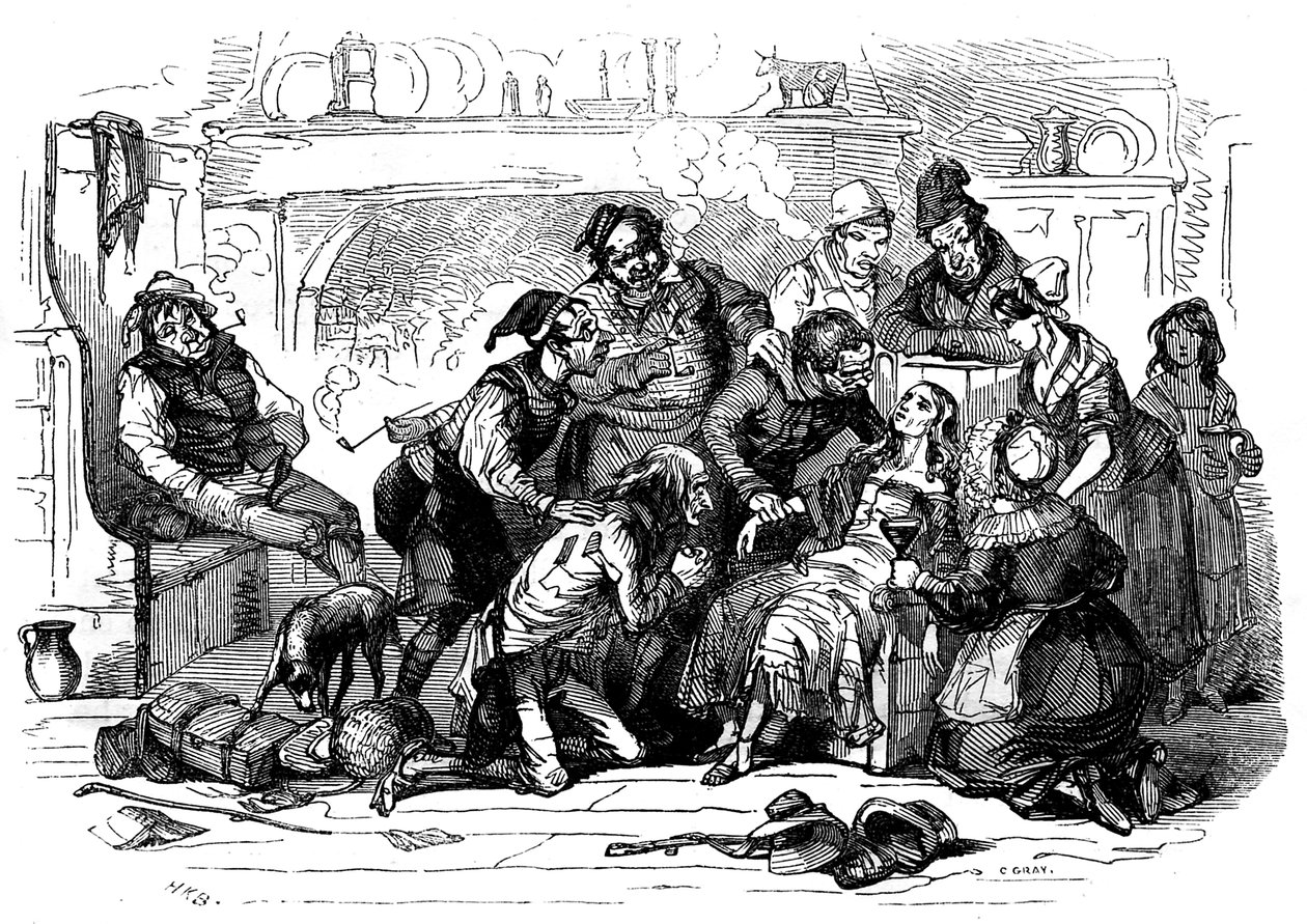 Charles Dickens "The Old Curiosity Shop" alkotó: Hablot Knight Browne