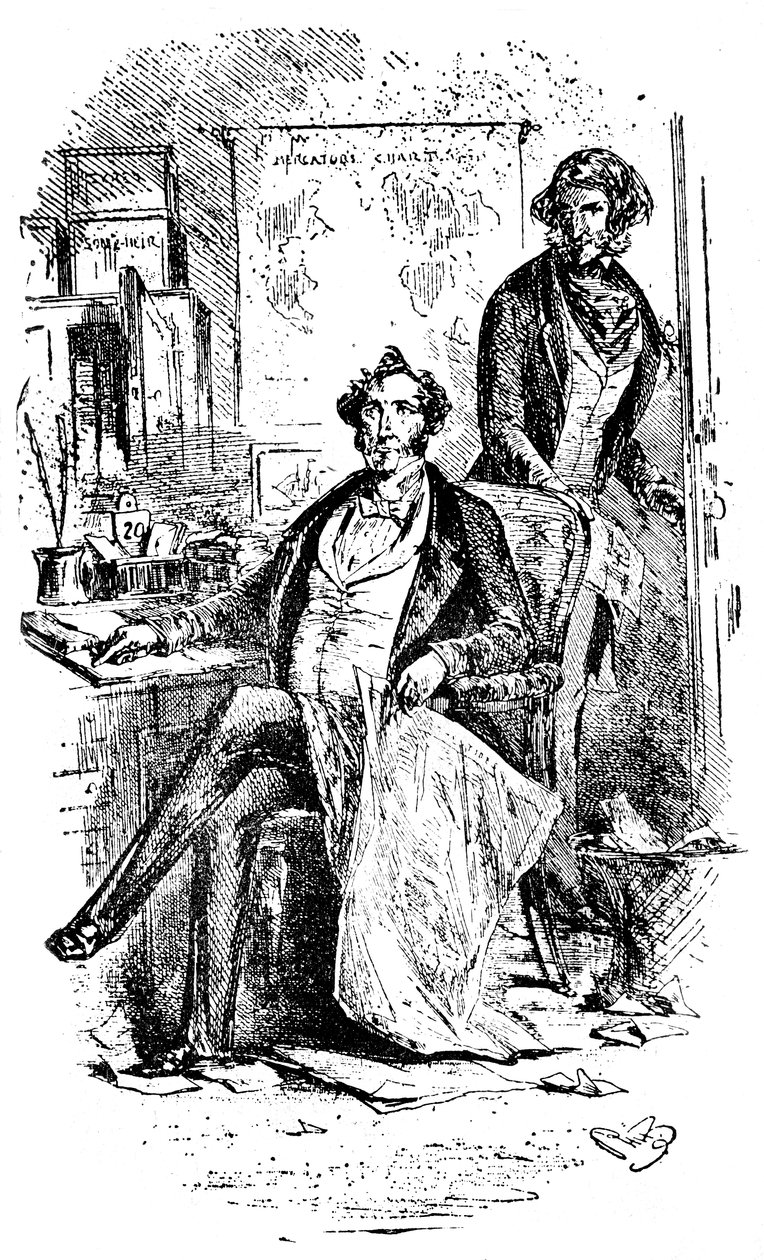 Charles Dickens: Dombey & Son alkotó: Hablot Knight Browne