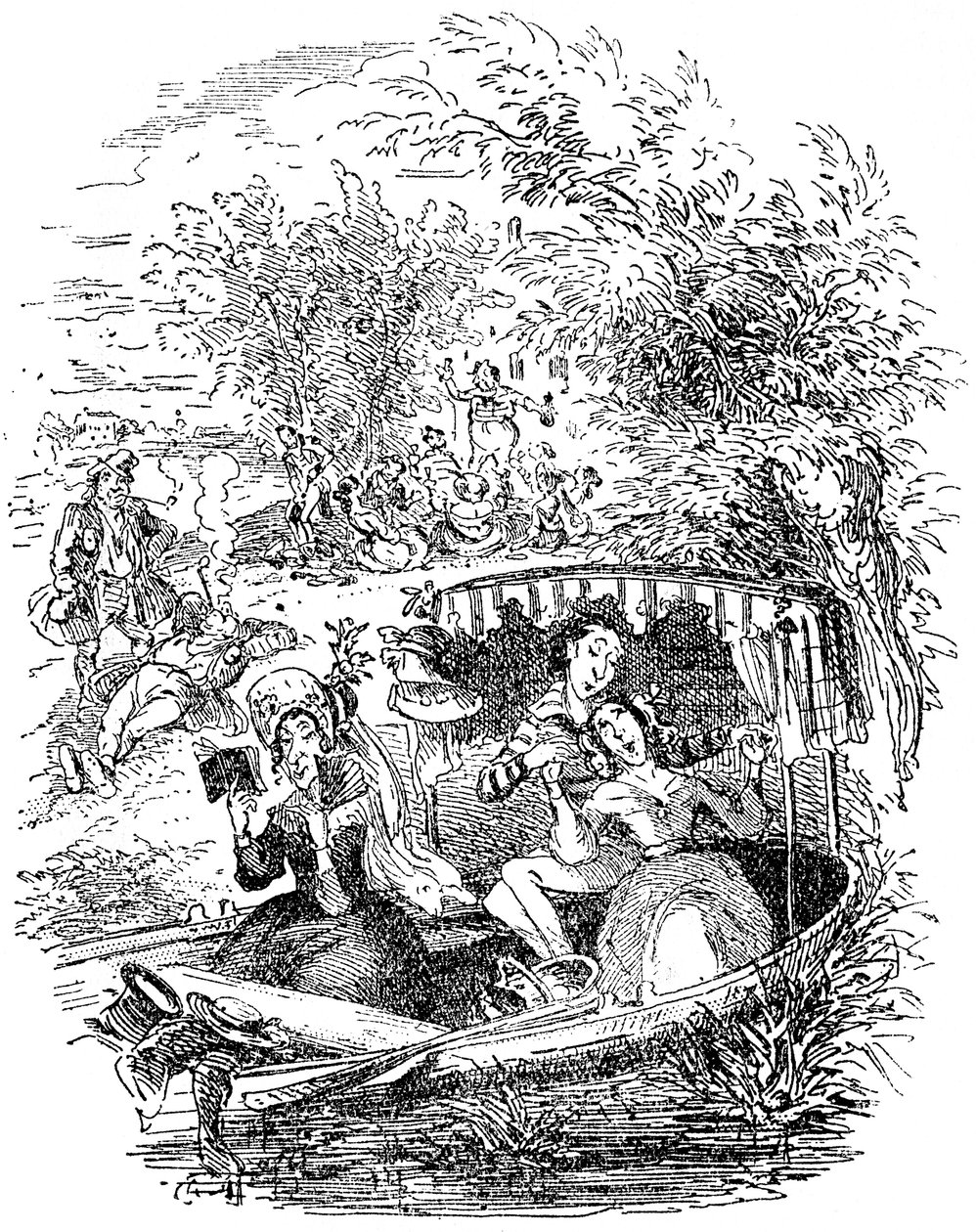 Charles Dickens "Sketches by Boz". alkotó: Hablot Knight Browne