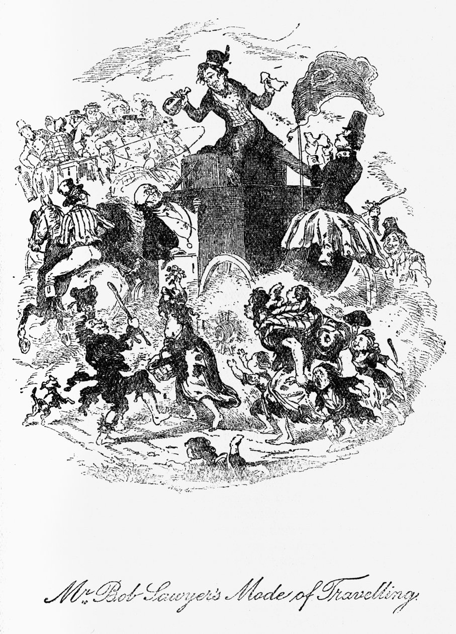 "A Pickwick-papírok" - alkotó: Hablot Knight Browne