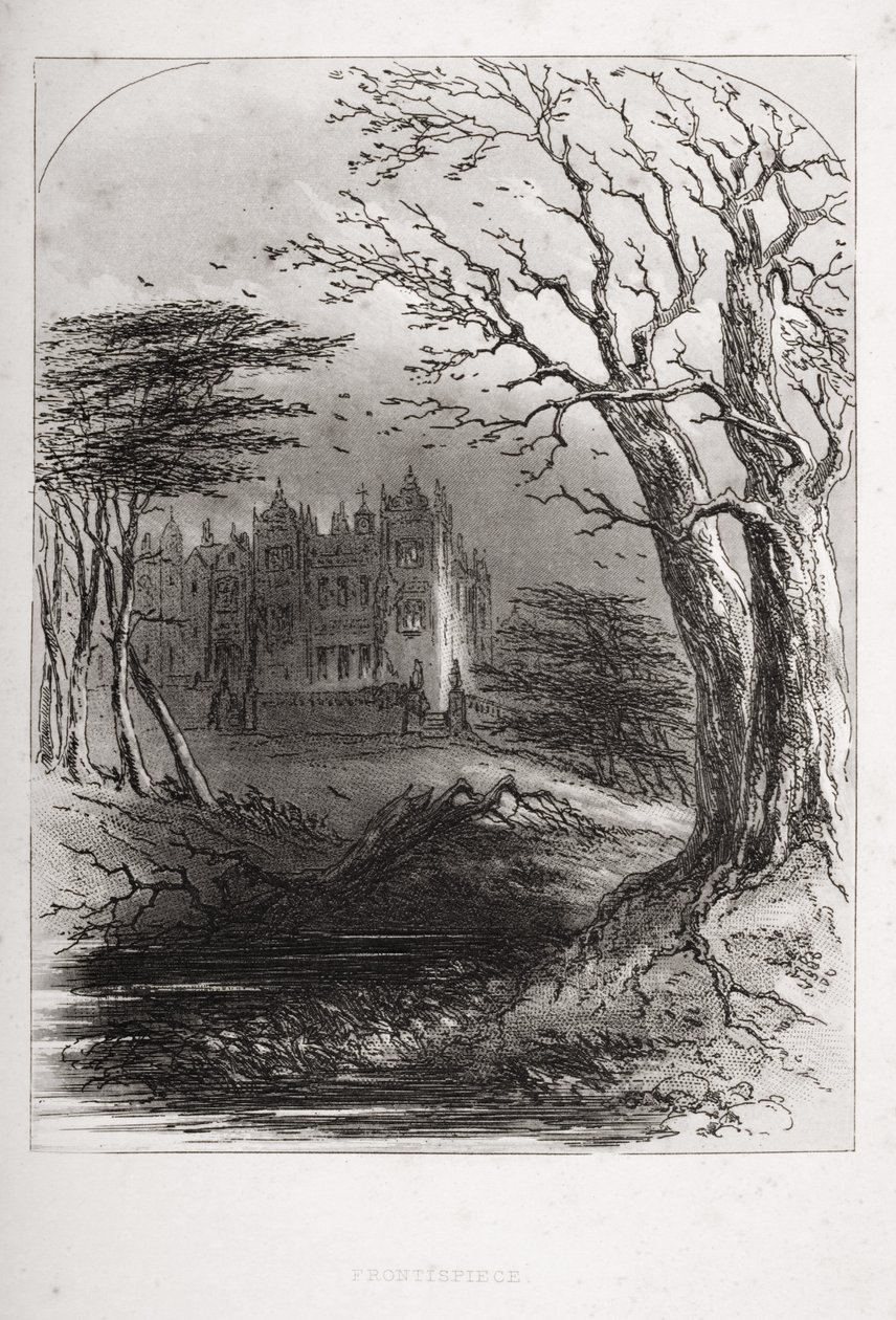 Charles Dickens (1812-70) 1853-ban kiadott „Bleak House” című előlapja alkotó: Hablot Knight Browne