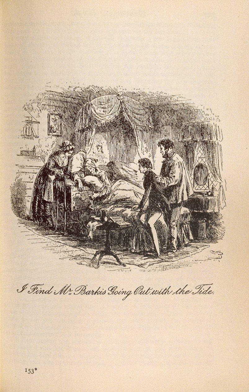 Én találom Mr. Barkis-t, aki kimegy az árral, David Copperfieldtől, Charles Dickenstől (1812-70) alkotó: Hablot Knight Browne