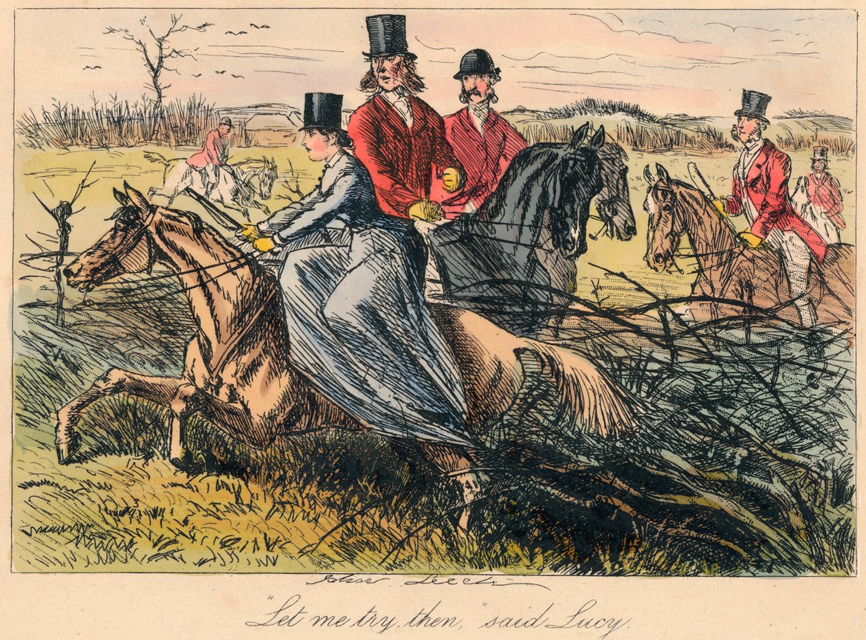 Hadd próbáljam ki őket mondta Lucy, 1865 alkotó: Hablot Knight Browne