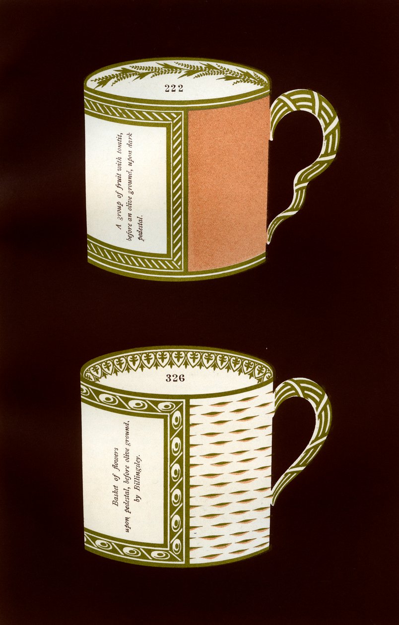 Derby minták, 1876. alkotó: Hall and England