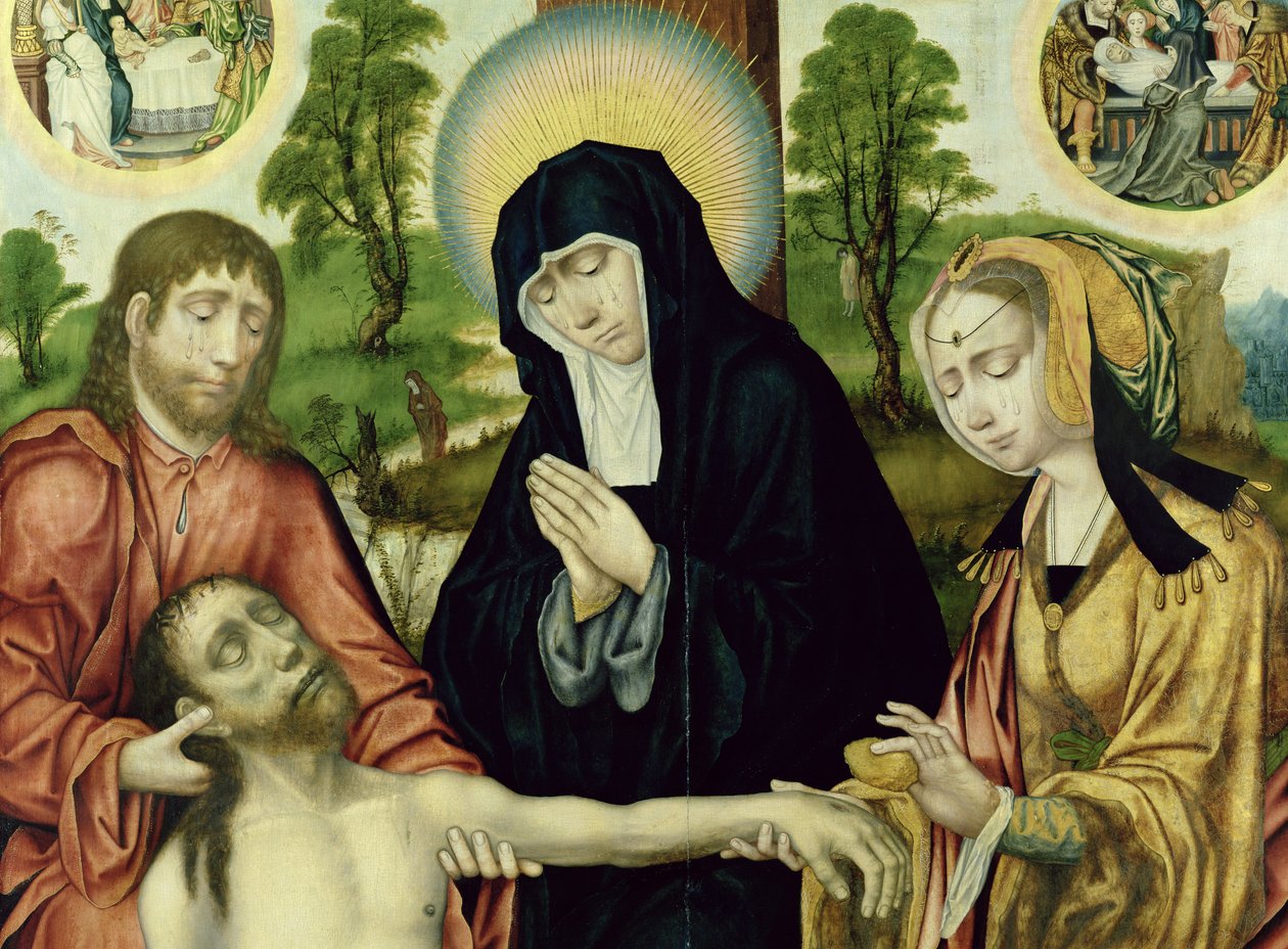 A halott Krisztus siralma, 1520 körül (lásd: 150818 és 150820) alkotó: Hamburg Master