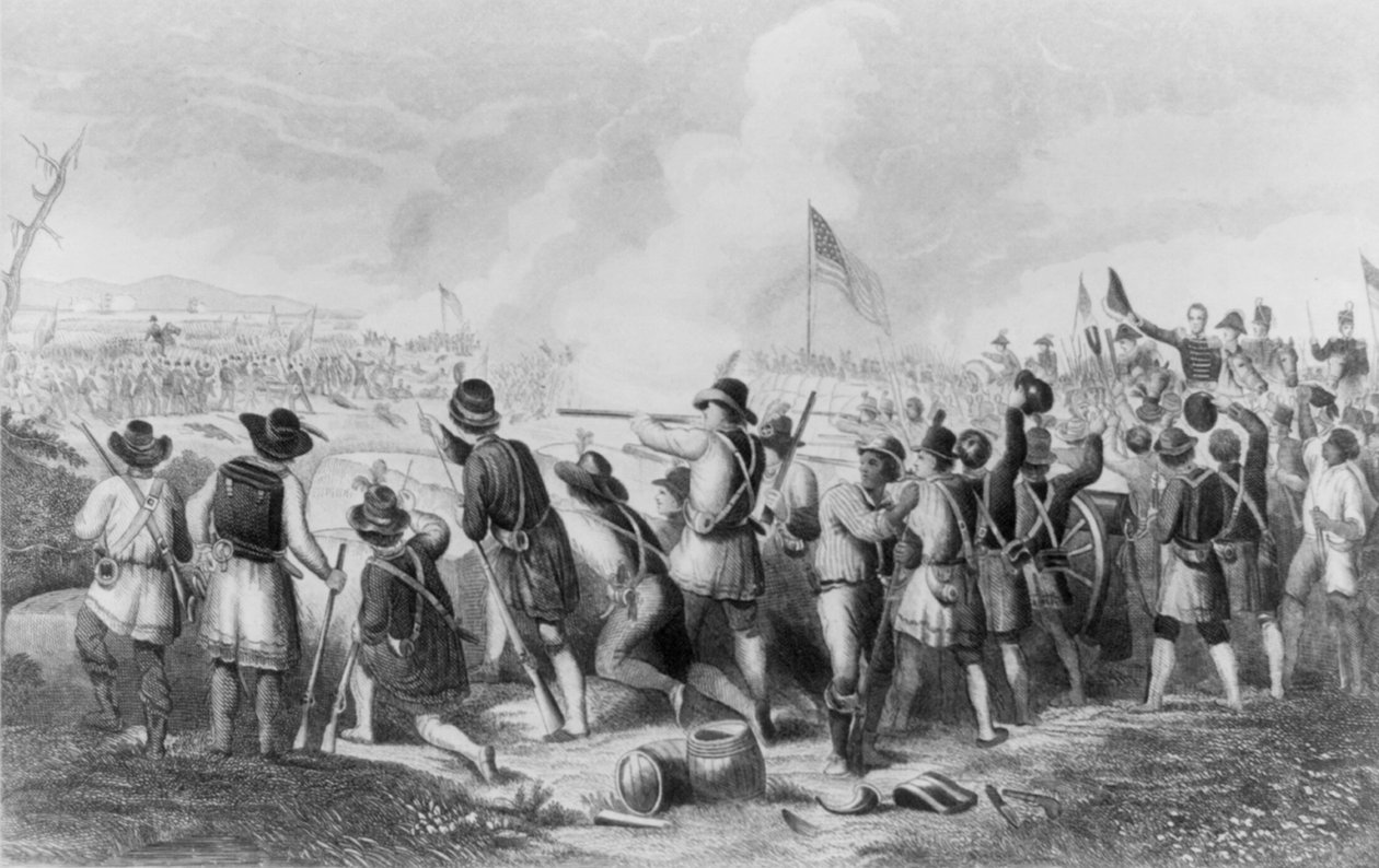 A New Orleans-i csata 1813. január 8-án alkotó: Hammatt Billings